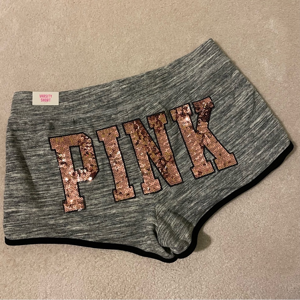 VS. PINK bling shorts-large NWT